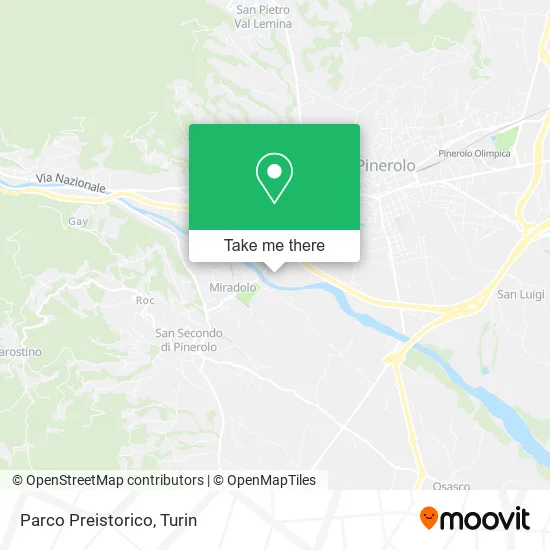 Parco Preistorico map