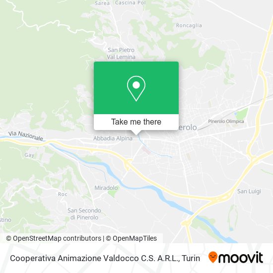 Cooperativa Animazione Valdocco C.S. A.R.L. map