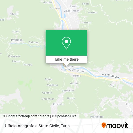 Ufficio Anagrafe e Stato Civile map