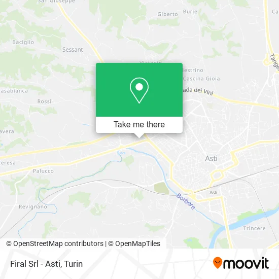 Firal Srl - Asti map