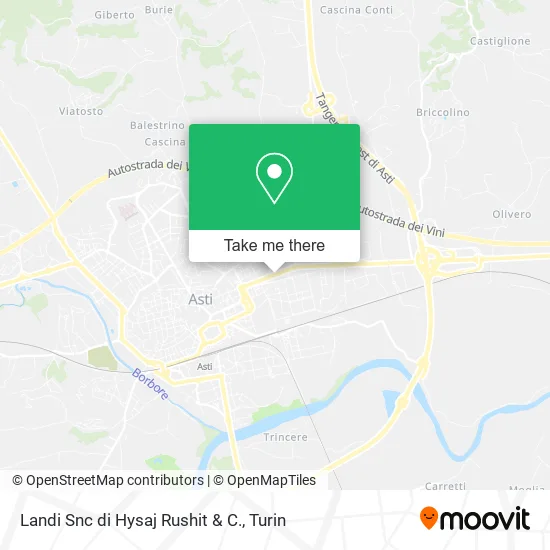 Landi Snc di Hysaj Rushit & C. map