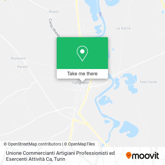 Unione Commercianti Artigiani Professionisti ed Esercenti Attività Ca map