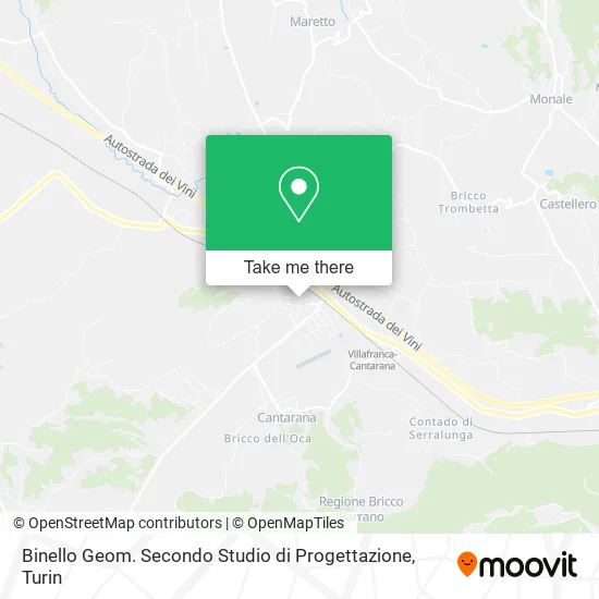 Binello Geometer Secondo Design Studio map