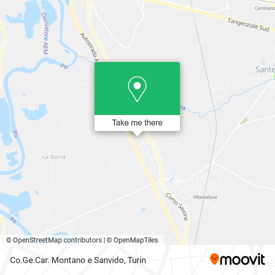 Co.Ge.Car. Montano e Sanvido map