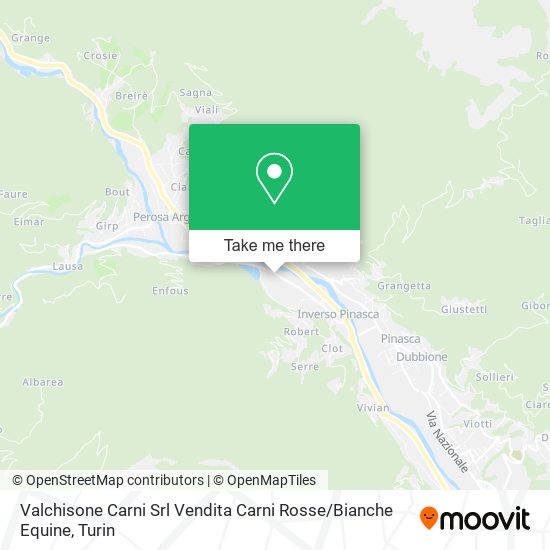 Valchisone Carni Srl Vendita Carni Rosse / Bianche Equine map