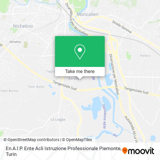En.A.I.P. Ente Acli Istruzione Professionale Piemonte map