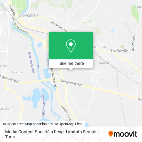 Media Content Società a Resp. Limitata Semplif map