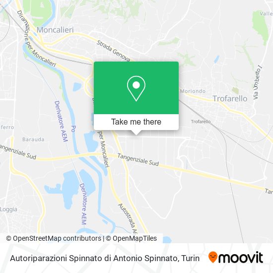 Autoriparazioni Spinnato di Antonio Spinnato map