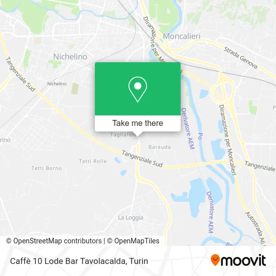 Caffè 10 Lode Bar Tavolacalda map