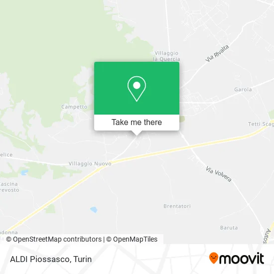 ALDI Piossasco map