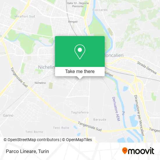 Parco Lineare map