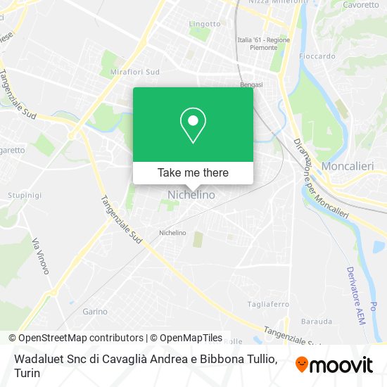 Wadaluet Snc di Cavaglià Andrea e Bibbona Tullio map
