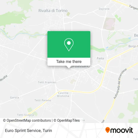Euro Sprint Service map