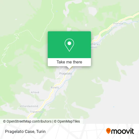 Pragelato Houses map