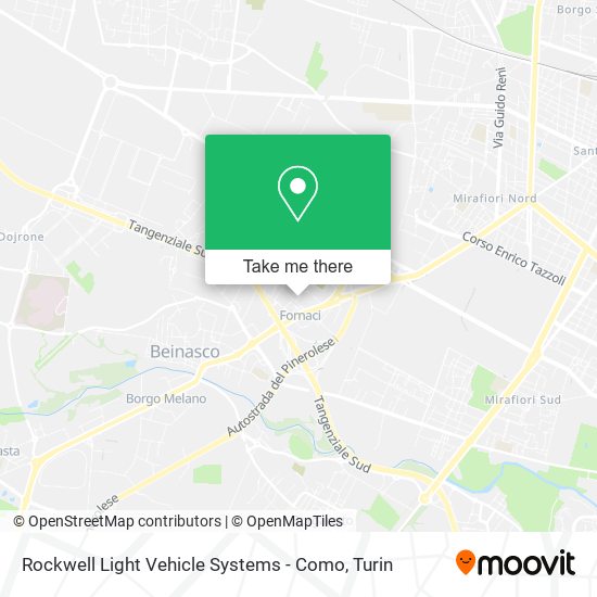 Rockwell Light Vehicle Systems - Como map