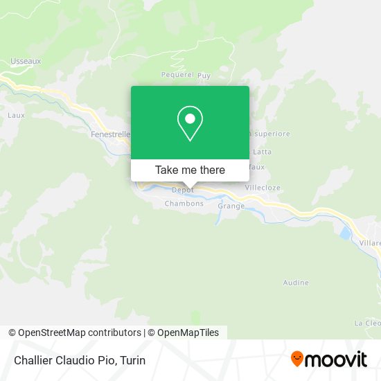 Challier Claudio Pio map