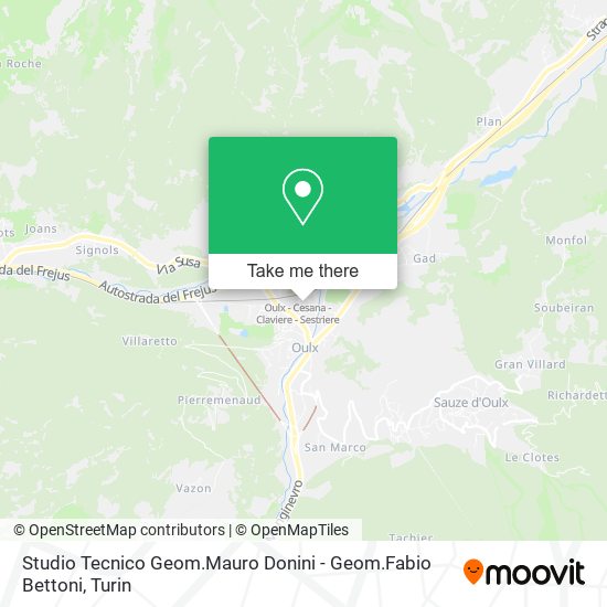 Studio Tecnico Geom.Mauro Donini - Geom.Fabio Bettoni map