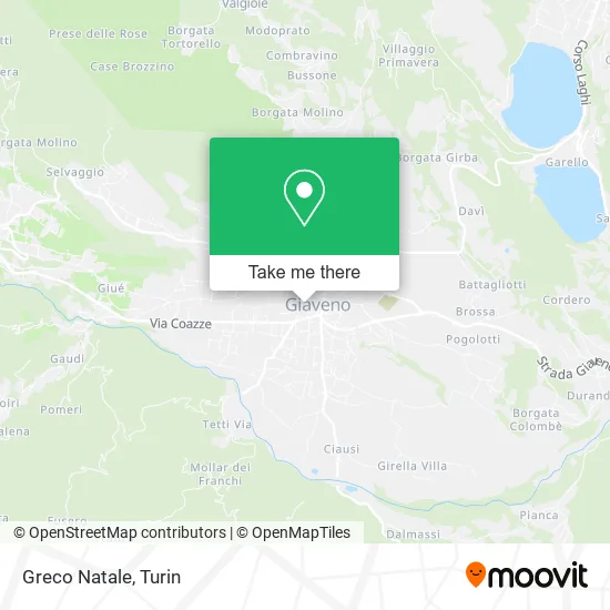 Greco Natale map