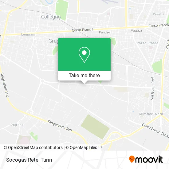 Socogas Network map