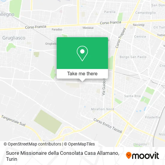 Suore Missionaire della Consolata Casa Allamano map