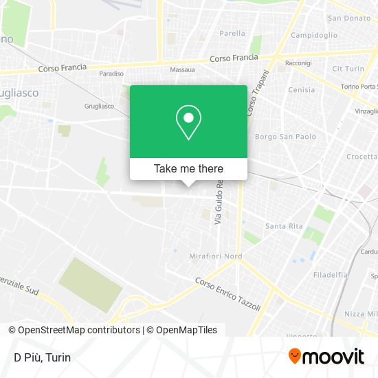 D Più map