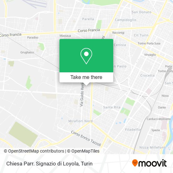 Chiesa Parr. Signazio di Loyola map