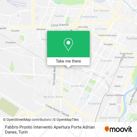 Fabbro Pronto Intervento Apertura Porte Adrian Danes map