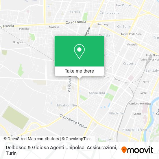 Delbosco & Gioiosa Agenti Unipolsai Assicurazioni map