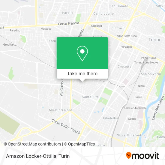 Amazon Locker-Ottilia map