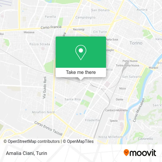 Amalia Ciani map