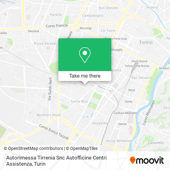 Autorimessa Tirrenia Snc Autofficine Centri Assistenza map
