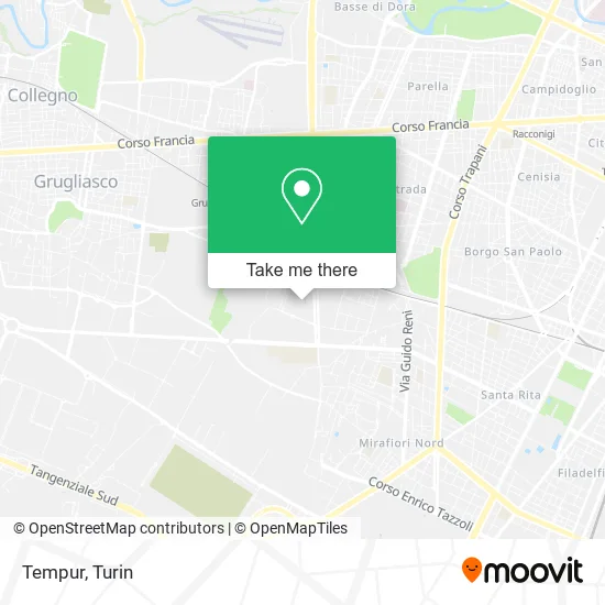 Tempur map