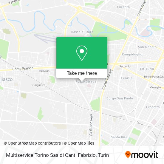 Multiservice Torino Sas di Canti Fabrizio map