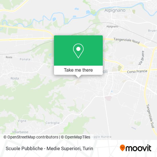 Scuole Pubbliche - Medie Superiori map