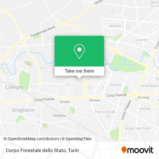 Corpo Forestale dello Stato map