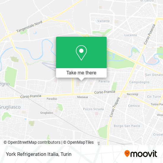 York Refrigeration Italia map