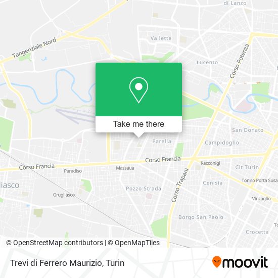 Trevi di Ferrero Maurizio map