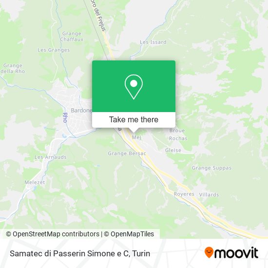 Samatec di Passerin Simone e C map