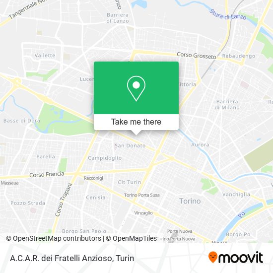 A.C.A.R. dei Fratelli Anzioso map