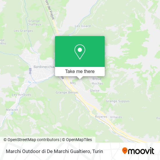 Marchi Outdoor di De Marchi Gualtiero map