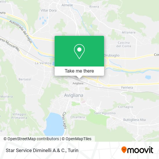 Star Service Diminelli A.& C. map