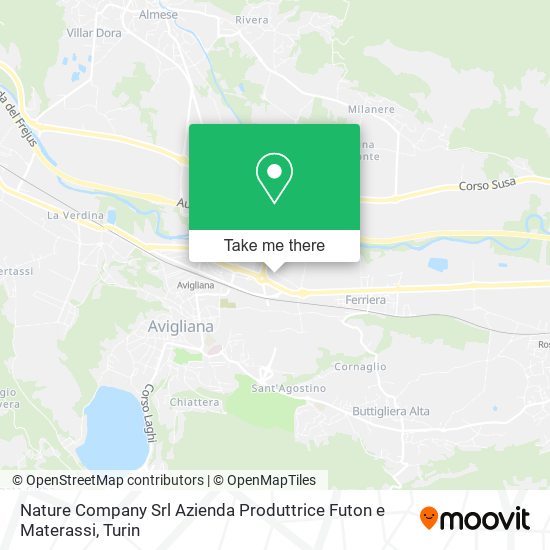 Nature Company Srl Azienda Produttrice Futon e Materassi map