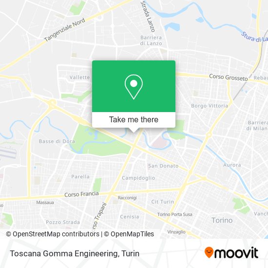 Toscana Gomma Engineering map