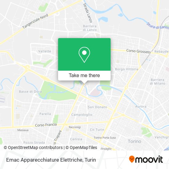 Emac Apparecchiature Elettriche map