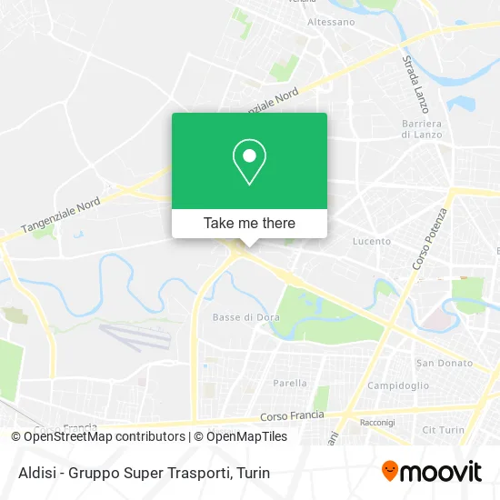 Aldisi - Gruppo Super Trasporti map