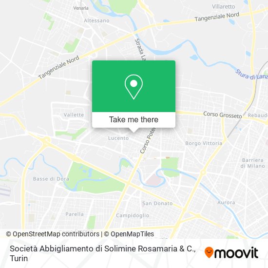 Società Abbigliamento di Solimine Rosamaria & C. map