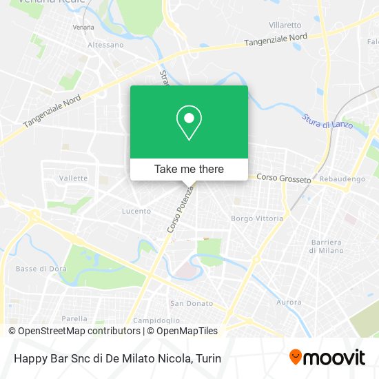 Happy Bar Snc di De Milato Nicola map