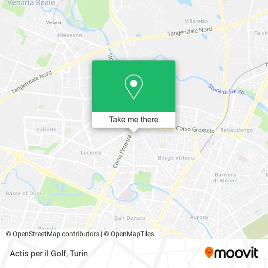 Actis per il Golf map