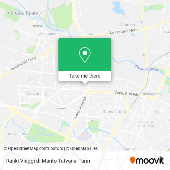 Rafiki Viaggi di Manto Tatyana map