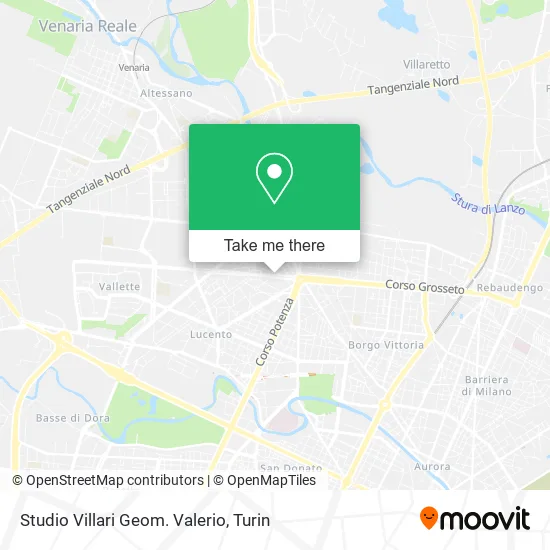 Studio Villari Geom. Valerio map